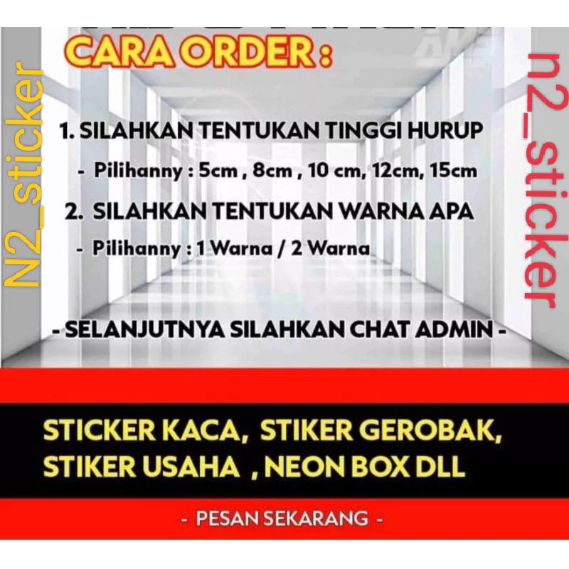 Jual STICKER GEROBAK KACA atau KAYU STICKER GEROBAK USAHA CUSTOM SUKA ...