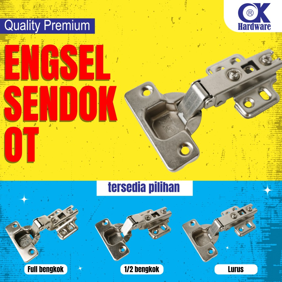 Jual jual Engsel Sendok OK OT Lurus 1/2 Bengkok Full Bengkok Biasa no ...