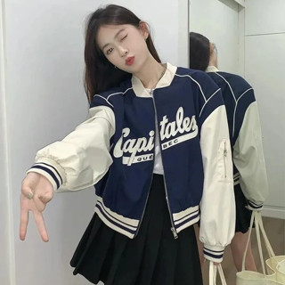 Inspirasi Outfit on X: Jaket varsity baseball korean — a thread   / X