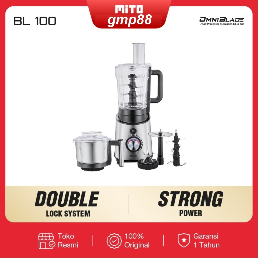 Jual Blender Mito BL 100 Omni Blade Food Processor Mitochiba Chopper BL ...