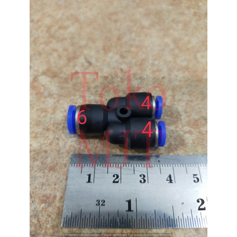 Jual Fitting Pneumatic Reducer Model Y 4mm 6mm 8mm 10mm 12mm 14mm 16mm ...