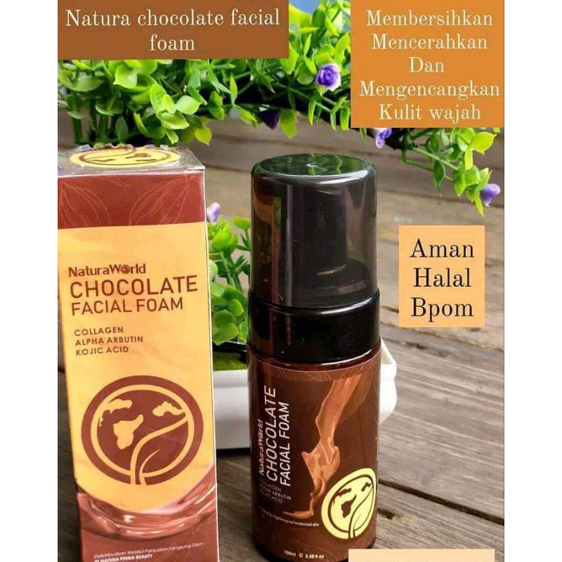 (READY) NATURA WORLD FACIAL WASH CHOCOLATE SOAP ORIGINAL BPOM