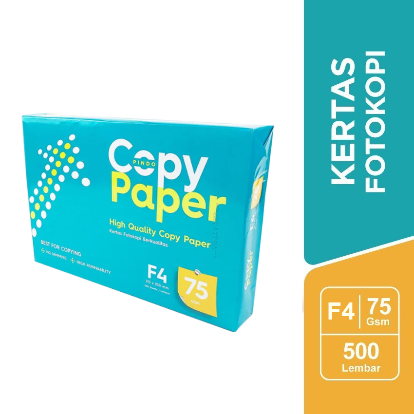 Jual Kertas Hvs F4 A4 75 Gr Gram Gsm 1 Rim Copy Papper