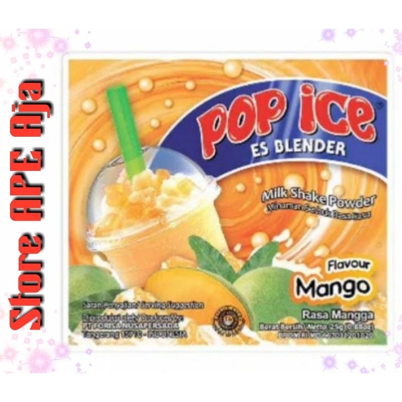 Jual POP ICE RASA MANGGA [ 23gr X 10 Sachet ] | Shopee Indonesia