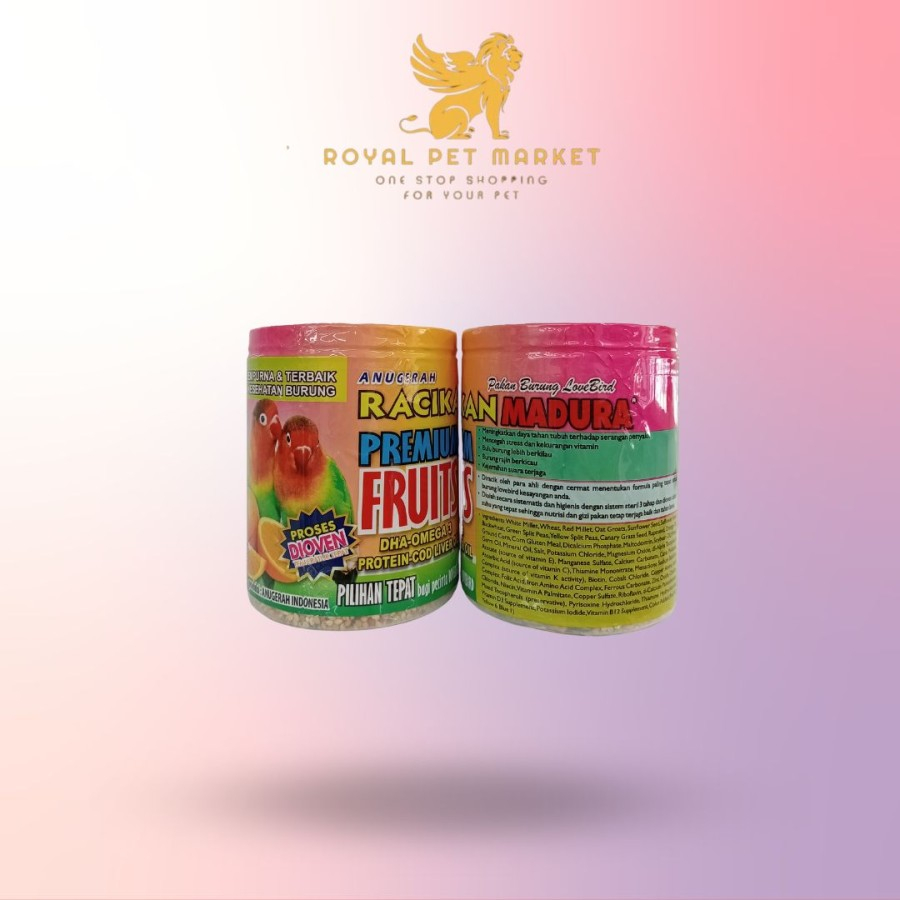 Jual RPM Racikan Madura Lovebird Premium Fruits | Shopee Indonesia