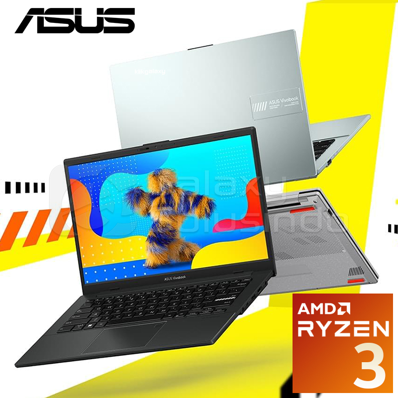 Jual Asus Vivobook Go E1404fa Ryzen 3 7320u 512gb Ssd 8gb Ram Fhd351 Black Fhd352 Silver 8391