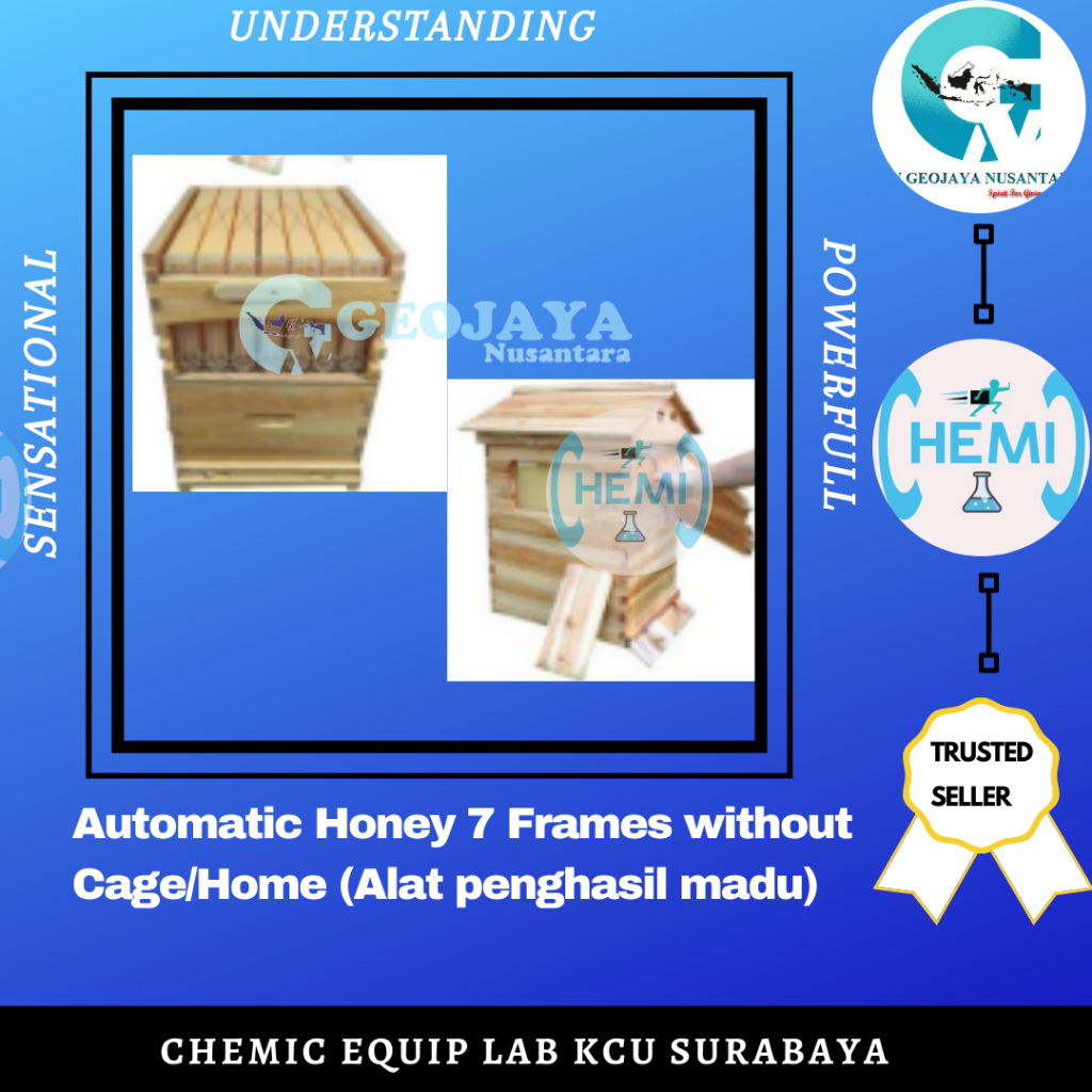 Jual Automatic Honey 7 Frames With Cage/House/Box (Alat penghasil madu ...