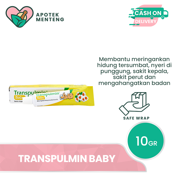 Transpulmin Baby Balsam 10 g dalam kemasan