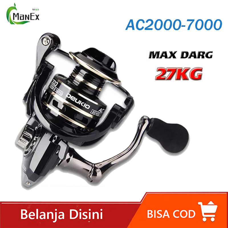 Jual Stok LokalMANEX Deukio Reel Rell Pancing Metal DA 12 1bb Power