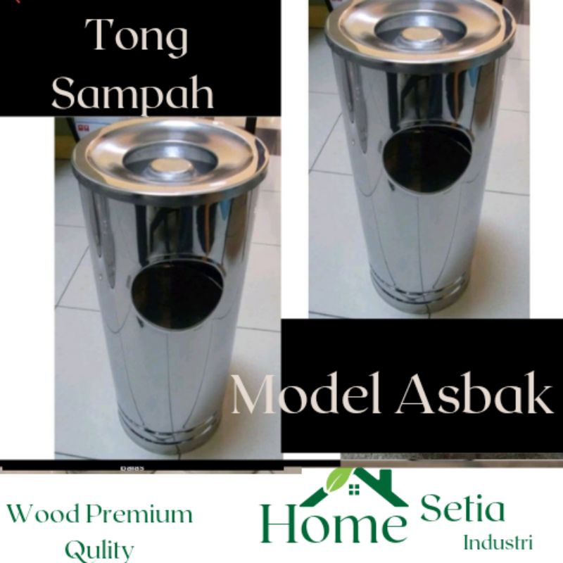 Jual Tongsampah Tempat Sampah Asbak Stainless Shopee Indonesia 6455