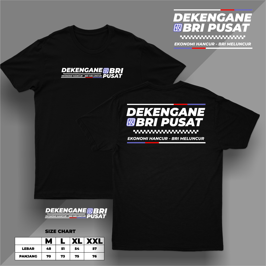 Jual T Shirt Kaos Viral Dekengan Bri Vol 4 Shopee Indonesia 