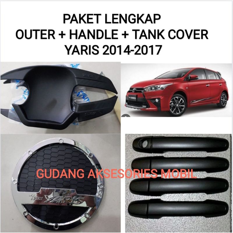 Jual Paket Cover Door Handle Outer Pintu Tutup Tangki Bensin New Yaris