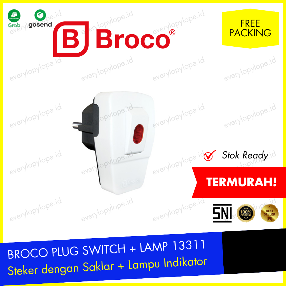 Jual BROCO Steker Saklar On Off Lampu Indikator 13311 | Shopee Indonesia