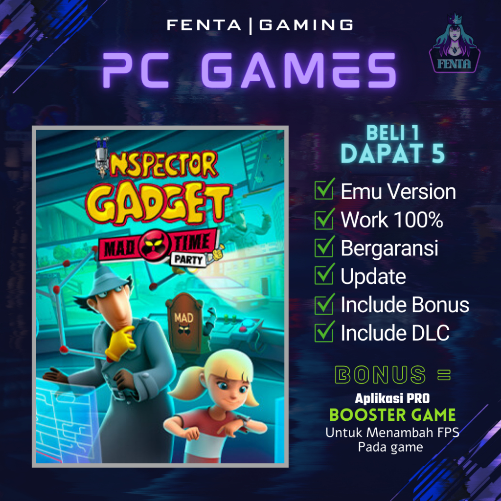 Jual INSPECTOR GADGET MAD TIME PARTY - GAME PC - GAME LAPTOP | Shopee ...