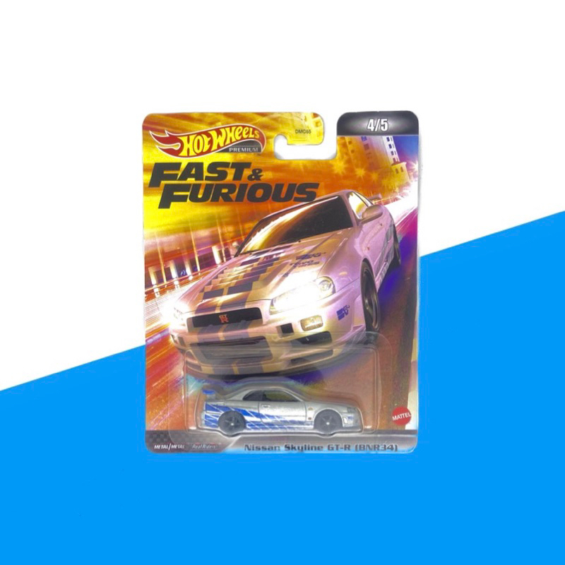 Jual Hotwheels Premium Fast And Furious Nissan Skyline Gtr R34 Shopee Indonesia