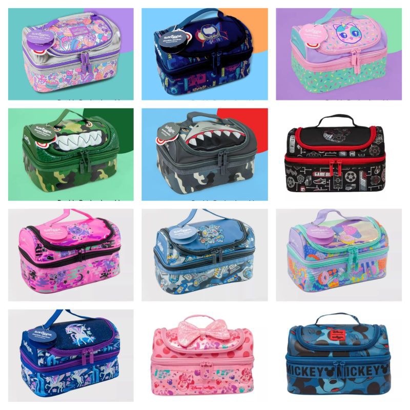 Jual Tas Bekal DD Smiggle/Smiggle Budz Flashy Double Decker Lunchbag ...