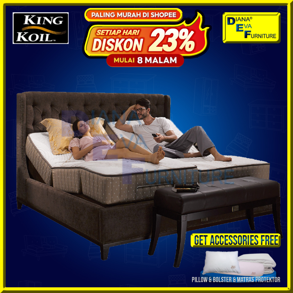 Jual King Koil ErgoPedic Adjustable Bed System Kasur Springbed