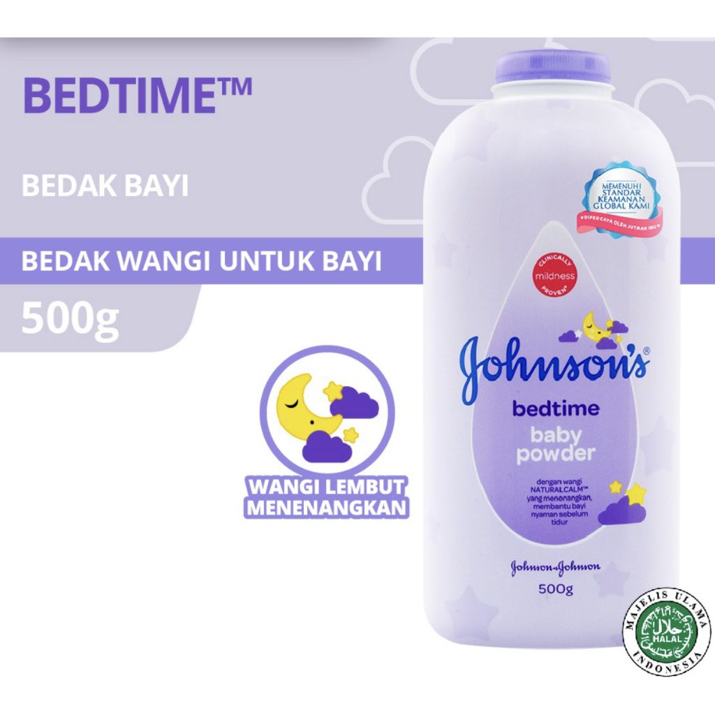 Jual JOHNSON'S Bedtime Baby Powder - Bedak Bayi 500gr | Shopee Indonesia