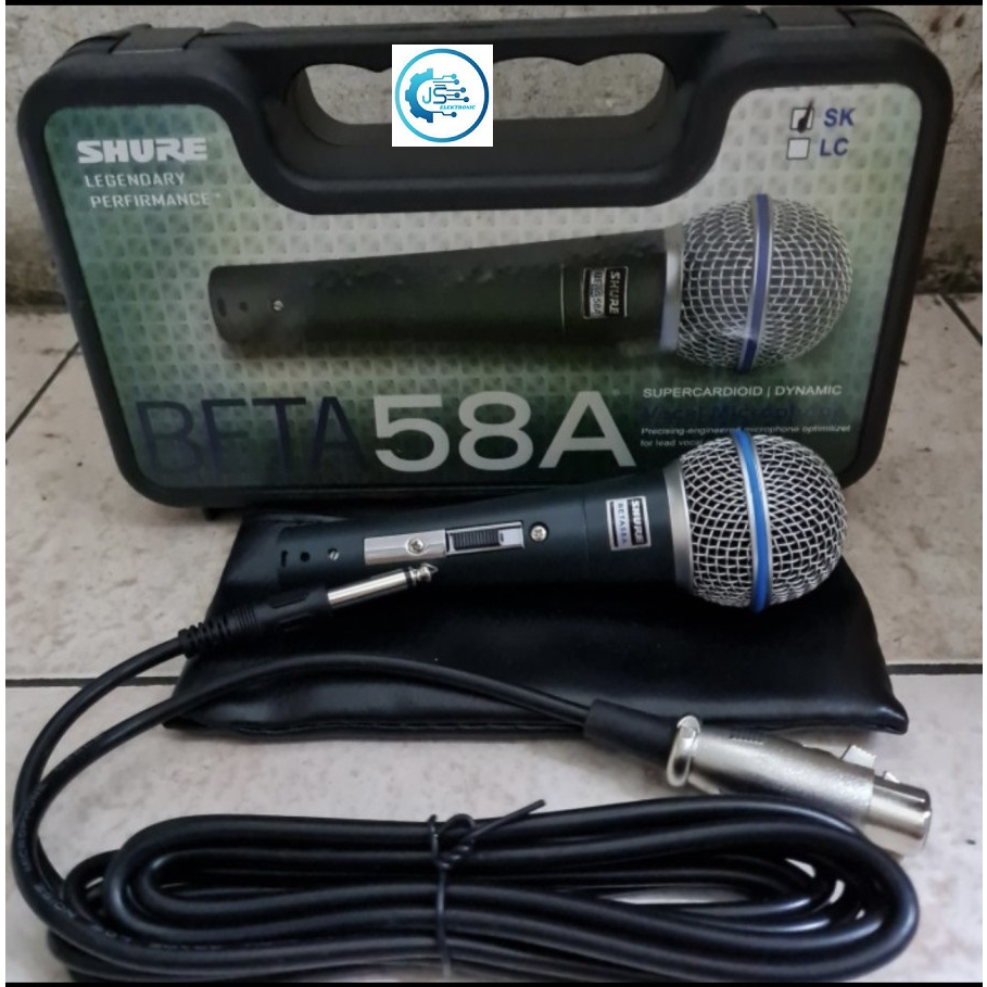 Jual Mic Kabel Shure Beta 58A Shopee Indonesia