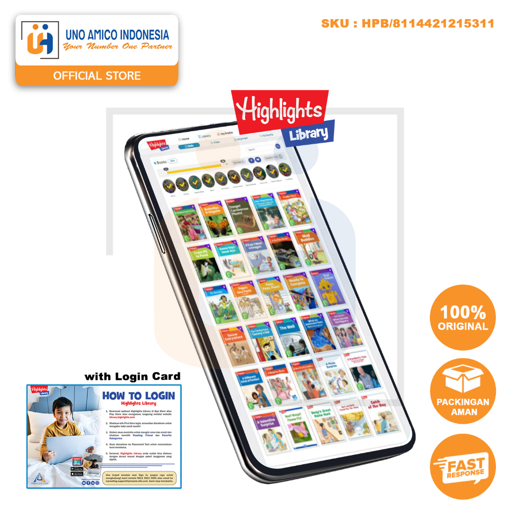 Jual Highlights Library Platform Membaca Digital lebih dari 2900