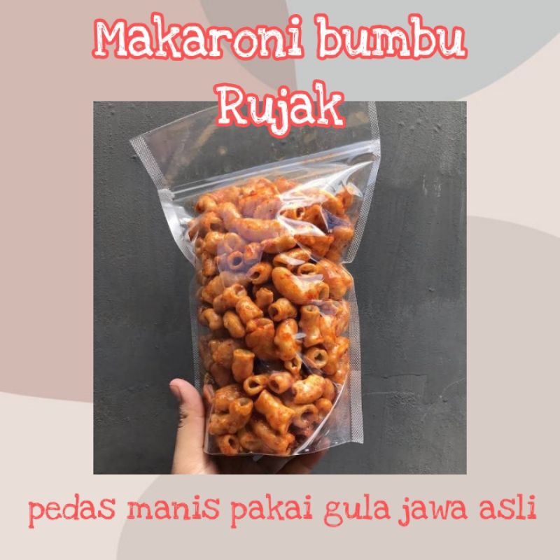 Jual Makaroni Bumbu Rujak Pedas Manis Makaroni Rujak Shopee Indonesia