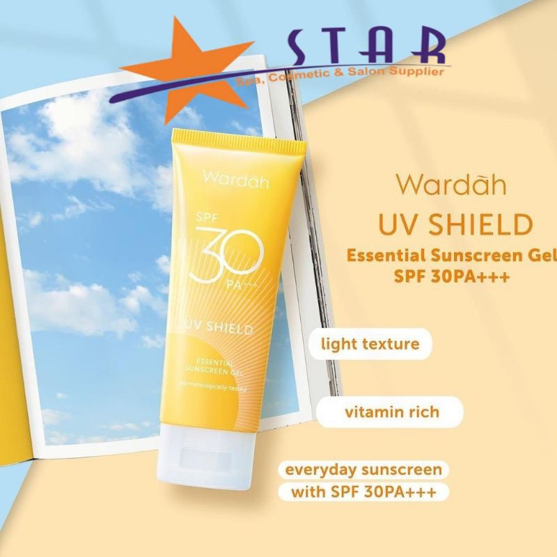 Jual Wardah UV Shield Essential Sunscreen Gel SPF 30 PA +++ 40 ml