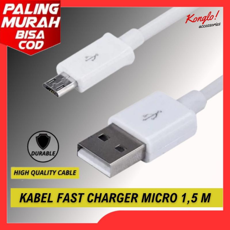 Jual Kabel Data Micro Usb Fast Charging Universal Android Smartphone Shopee Indonesia