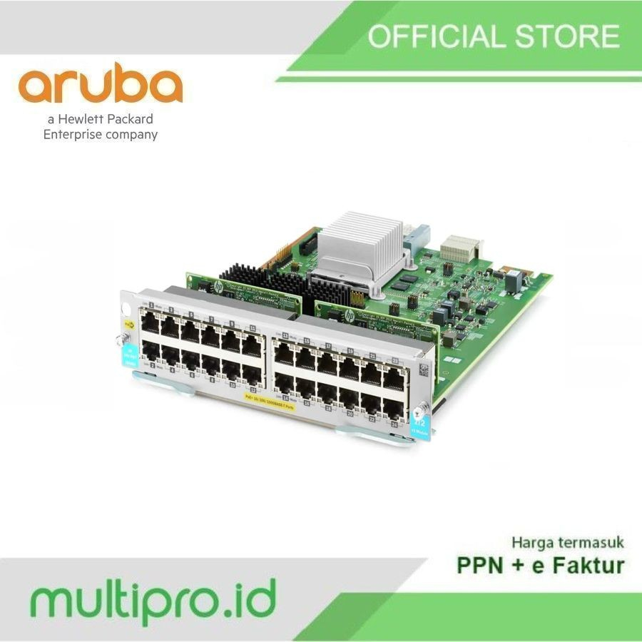 Jual Aruba 24-port 10/100/1000BASE-T PoE+ MACsec v3 zl2 Module | Shopee ...