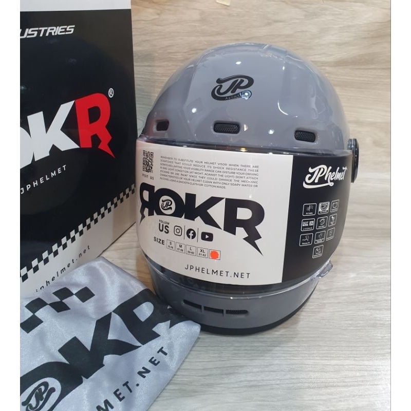 Jual Helm JPX ROKR SOLID | Shopee Indonesia