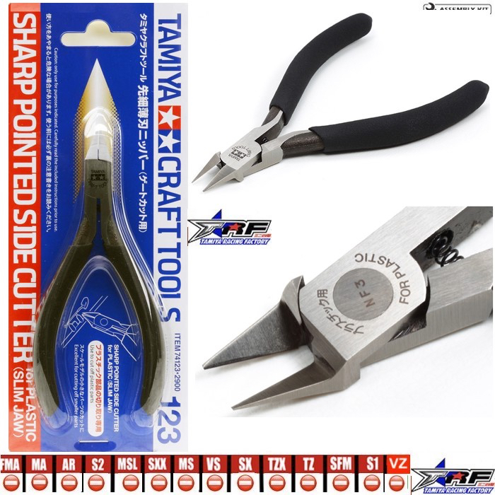Tamiya 74123 Tronchesino A Punta Fina – Sharp Pointed Side Cutter Per ...