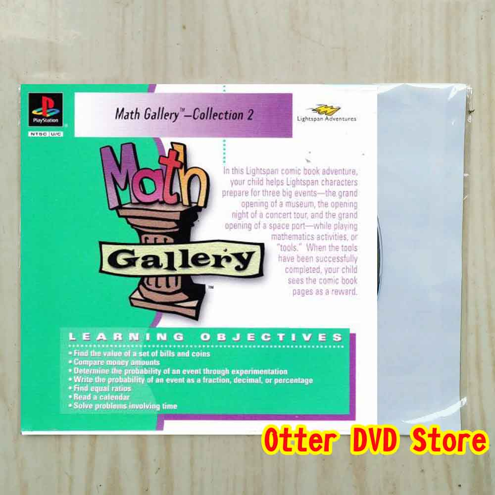 Jual Kaset CD Game Ps1 Ps 1 Math Gallery - Collection 2 | Shopee Indonesia