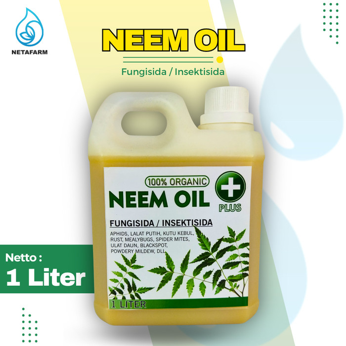 Jual Pestisida Fungisida Insektisida Organik Neem Oil PLUS 1000ml