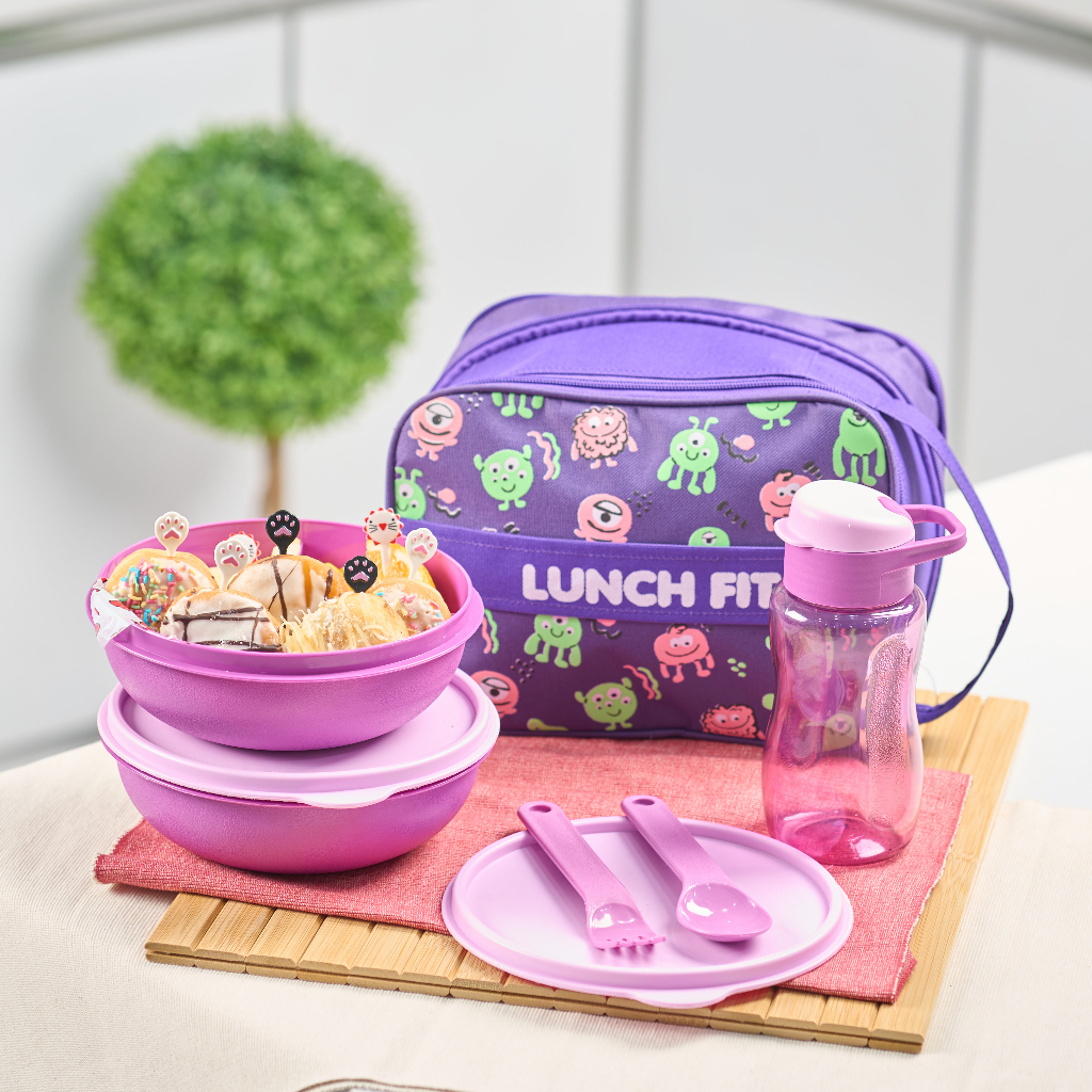 Jual Apazada - Lunch Box Kairi Set Of 4 Pcs Tas Dengan Tempat Bekal