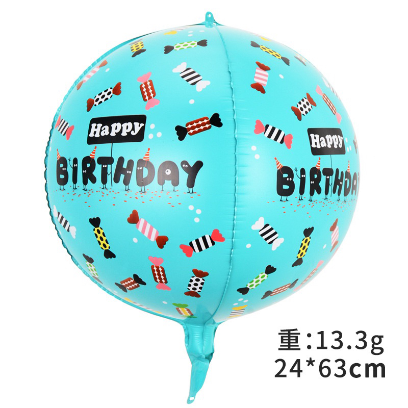 Jual Balon Foil 4D Happy Birthday 22inch | Shopee Indonesia
