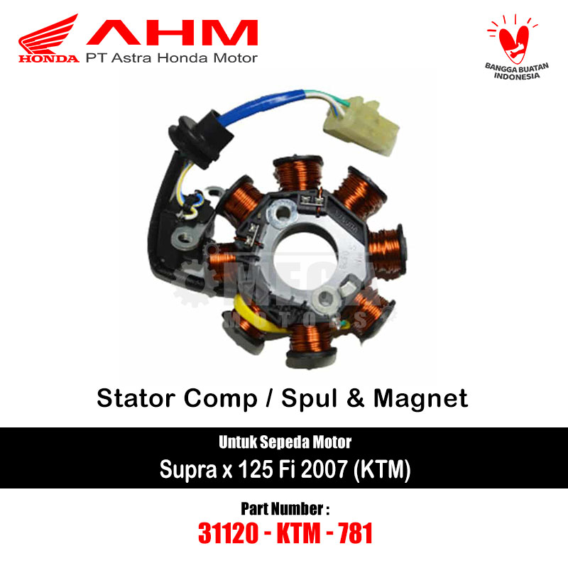 Jual Ktm Spull Spul Spol Stator Comp Honda Supra X Fi Original