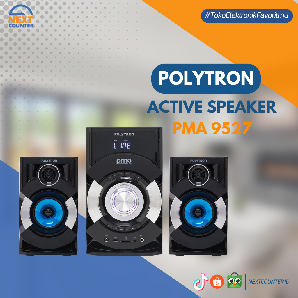 Jual POLYTRON Multimedia Speaker PMA 9527 | Shopee Indonesia