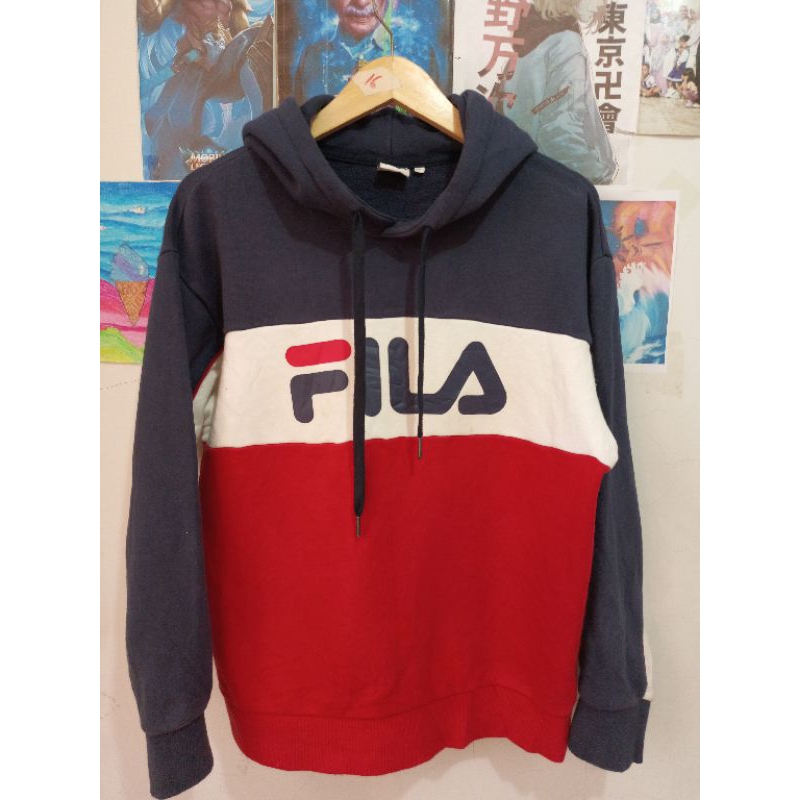 Fila tri hot sale color hoodie