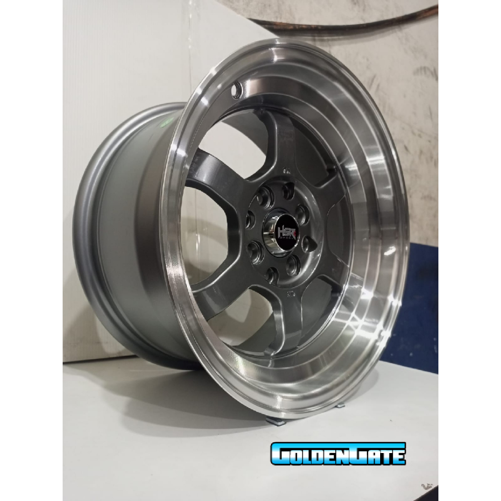 Jual velg mobil r15 HSR type TOKYO RIFU tapak lebar untuk brio jazz ...