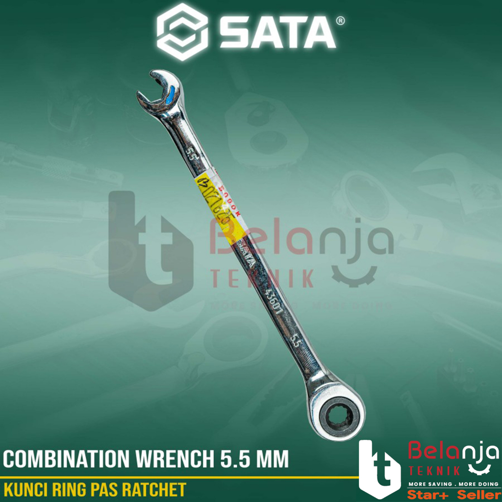 Jual Sata Kunci Ring Pas Ratchet 5.5 MM 43601 Combination Double ...