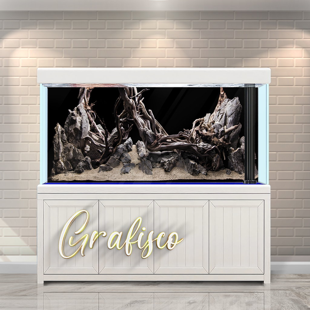 Jual Background Aquarium, Stiker Aquarium , Wallpaper Aquarium