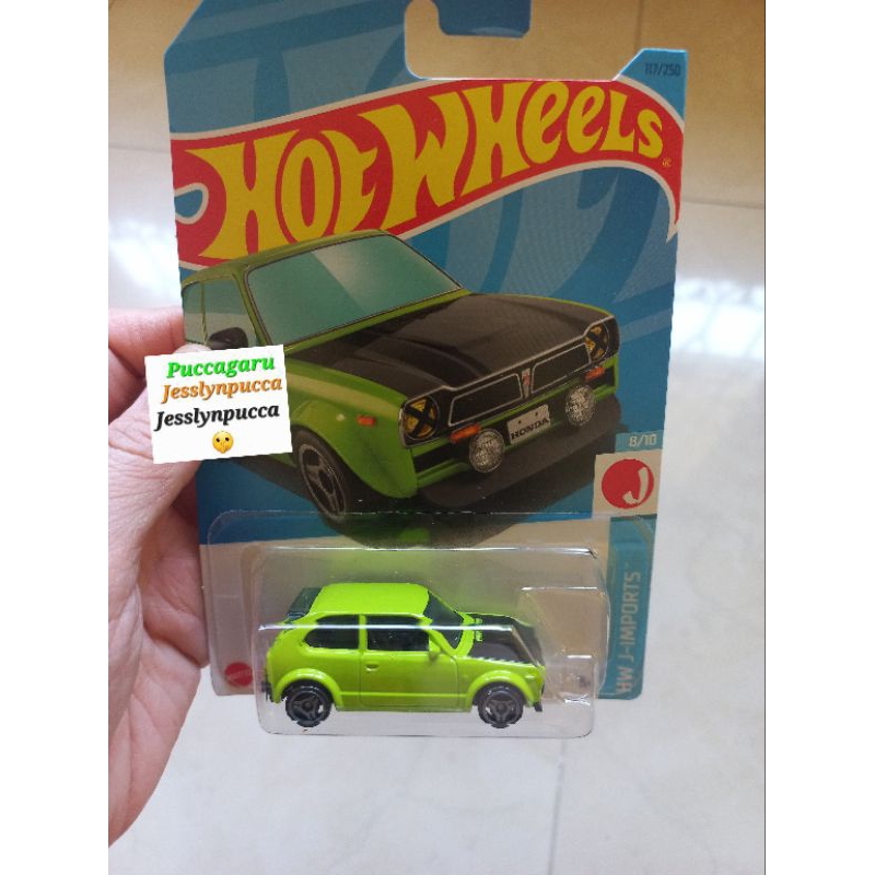 Jual HOT WHEELS 73 HONDA CIVIC CUSTOM GREEN HIJAU IJO KADO MAINAN ANAK ...