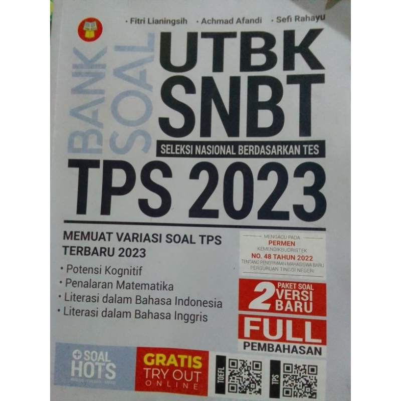 Jual Bank Soal Utbk Snbt Tps Paket Soal Hots Analisis