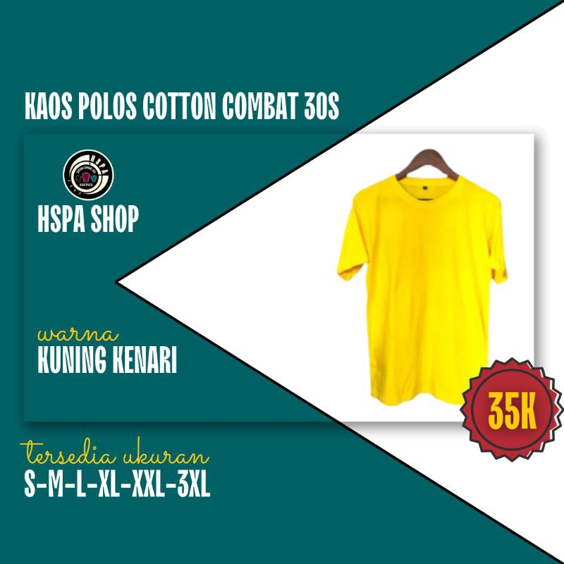 Jual Kaos Polos Kuning Kenari Kaos Polos Cotton Combed 30s Pria And Wanita Shopee Indonesia 6499