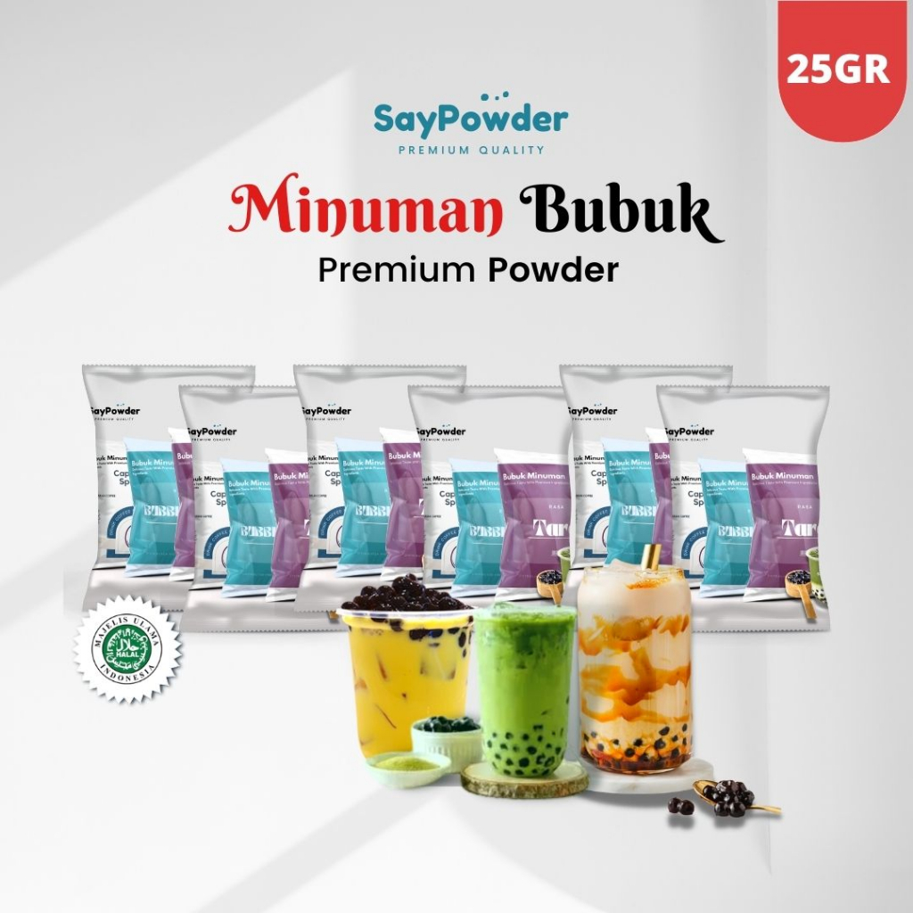 Jual Bubuk Minuman Rasa Premium 25 Gram Serbuk Minuman Sachet Serbuk ...