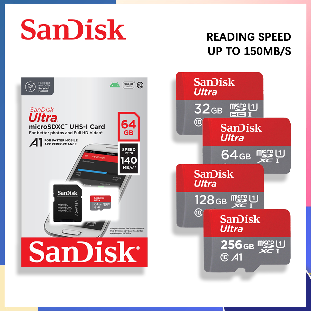 Promo Memory Card MiniSD 64MB Sandisk Original Diskon 60% di Seller  Yudhistira Jaya - Pademangan Barat, Kota Jakarta Utara