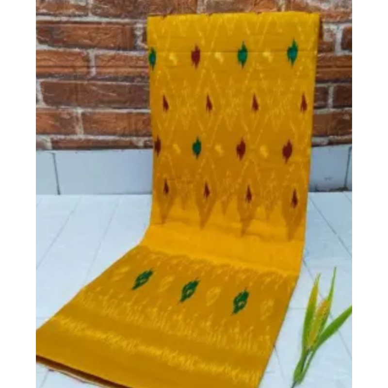 Jual Kain Kamen Kuning Cepuk Bali Katun Lembaran Shopee Indonesia