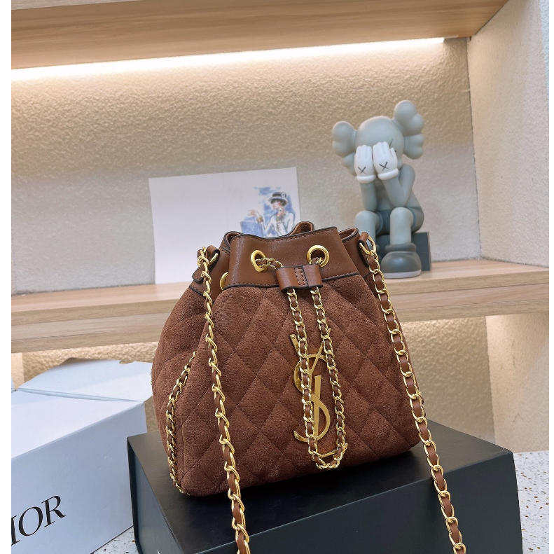 Jual Saint Laurent Bucket Bag NEONOE Drawstring Bucket Bag Shoulder