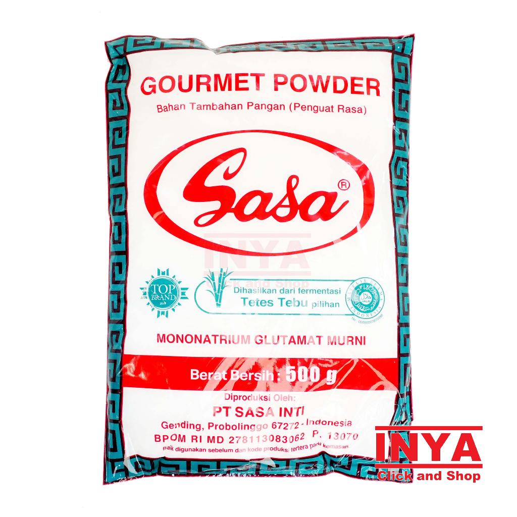 Jual Sasa Penyedap Rasa MSG Kemasan 6gr, 14gr, 100gr, 250gr & 500gr ...