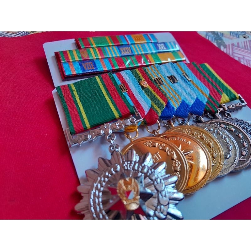 Jual CUSTOM!!! SATYA LENCANA CUSTOM 1-6 SET PDH DAN PDU TNI/POLRI/PNS ...