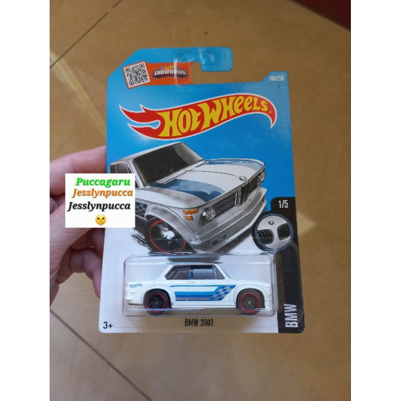 Jual HOT WHEELS BMW 2002 WHITE BLUE PUTIH BIRU DIECAST HW HOTWHEELS